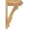 Ekena Millwork Balboa Rough Sawn Arts and Crafts Outlooker, Western Red Cedar, 8"W x 20"D x 32"H OUT08X20X32BOA03RWR - alternate 4